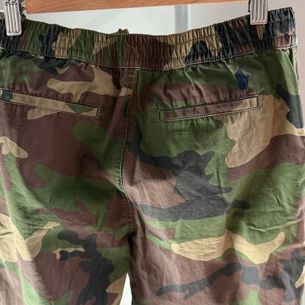 Polo by Ralph Lauren Men's Green Camouflage Cargo Pants